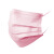 一次性粉色口罩袋50片装含熔喷布一次性三层无纺布口罩face masks 粉色 成人款 熔喷滤效PFE≥95%