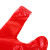 鲁识 LS-ls01 红色手提垃圾袋 酒店商用背心垃圾袋 红色 红色36*58cm*100只装