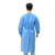 瑞可特 RSF277  一次性无纺布隔离服 防尘净化防护服 反穿隔离衣 45g/SMS蓝色隔离衣（1件） 
