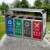 大杨EK-832B不锈钢户外环保四联分类垃圾桶 广场小区公园大号果皮箱室外垃圾桶 定制