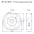 惠利得17050轴流风机 工业风扇 V380 V220 烽火WS200氩弧焊机散热风扇 AC380V