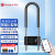 真地（Realand）ZU03 智能指纹U型锁玻璃门指纹锁双开门防盗电子密码锁办公室商铺插锁