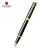 犀飞利（Sheaffer）钢笔 300系列 商务办公文具时尚简约签字笔 黑珐琅金夹F尖