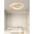 秀雷（XIULEI）主卧灯高级感卧室led吸顶简约现代大气客厅书房间圆形室 白框+径40CM【白光】
