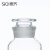 SiQi玻璃刻度广口瓶250ml500ml1000ml高硼硅耐高温玻璃多规格 刻度广口瓶500ml