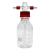 螺口真空泵缓冲瓶洗气瓶气体洗瓶GL45减压抽滤过滤保护瓶 2000mL带泄压阀