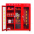 微型站柜器材全套装加厚灭火箱展示工地柜工具物资柜 0.8米柜加厚