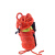 嘉泰电器 救生绳 登山救援户外水上安全逃生应急救生绳 橘黄反光10mm30米带手环锁扣