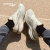索康尼（SAUCONY）索康尼泡芙2软弹舒适男跑鞋日常通勤训练运动鞋米咖啡41 40
