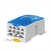 一进多出分线盒接线端子排UKK80A250A500A电源分配器导轨式分线端 蓝色160A