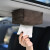 阔盛棉车顶纸巾盒磁吸车载抽纸盒自动吸顶汽车天窗纸巾盒挂式车用 皮薄款棕