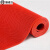 捷诺立 27989 PVC防滑垫防水防油厨房洗手间塑料垫游泳池商场厕所走廊过道地垫红色15米1.8米宽4.5毫米厚