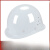 顶强玻璃钢工地安全帽防砸国标头盔建筑工程圆形 2个白色5389白扣