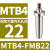 贝傅特 FMB刀柄 铣床R8刀柄铣刀盘炮塔铣床吊杆连接杆数控NT-FMB刀柄 MTB4-FMB22 