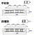 桑宋 门窗滑轮 不锈钢框 四铜轮 自调平 推拉移门窗地轮 耐用 80型14mm四槽轮(尼龙轮)