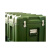 企金 拉杆物资滚塑箱 外径700*500*400mm 卧式通用运输箱空投箱救援器材箱 QJ-G75402