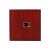 松氏  电子保密柜钢制密码锁文件柜档案柜红色保险柜双保险密码柜单节木纹色指纹锁（带斗）