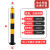防撞柱加厚型钢管警示柱固定隔离铁立柱道口反光路桩可定制 镀锌预埋-1.2米高*1.5mm