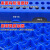塑料垫板防潮板货垫仓托板地台加厚网格栈板仓库地垫叉车塑胶托盘 加厚圆孔100_60_3厘米(蓝色)