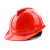 筑采（ZHUCAI）安全帽 透气V型国标ABS 防撞防砸头盔 工程工地建筑 电绝缘安全帽 红色 按键式 