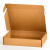 飞机盒快递盒长方形白色扁平包装纸盒服装手幅发货纸箱定制 牛皮中档 其他