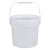 塑料桶化工桶油漆桶密封pp桶带提手打包桶1-50L涂料桶胶桶 20L-白色(常规美式)