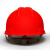 美安明安全帽工地 加厚新国标ABS防砸透气工程建筑免费印制红色