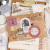收集的时光复古烫金不干胶贴纸包欧美标签动物花卉英文手帐装饰贴 收集的时光贴纸包-全套6款
