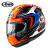 橙央适用于ARAI RX 7X日本进口全盔snell赛道头盔摩托车安全帽四季男 蓝狮子 S
