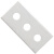陶瓷三孔刀片工业用分切分条锋利耐磨不生锈高硬度氧化锆 60*22*0.2mm20片