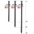 赫思迪格 高强度地钉 户外野营天幕帐篷应急钢铁地钉 20cm （4根） HGJ-1437