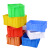 塑料周转箱 加厚大号市周转长方形蓝色带盖塑料周转箱 500-230箱(内径-500*380*230mm 蓝色白色黄色红色.绿色