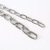 龟固 304不锈钢链条 金属链条长环链条吊灯链不锈钢铁链 3mm 1米