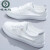 啄木鸟小白鞋女鞋2024春季新款百搭单网面透气帆布薄款运动鞋 A-1网白绿. 38
