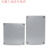 铸铝防水盒铝合金接线盒中继盒金属密封盒铝盒子长方形电器防爆盒 深灰色