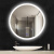 艺享智能浴室镜圆形镜子led带灯防雾卫浴镜洗手间卫生间镜子圆镜发光 (白光)单触控 60cm