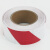 冰禹 BYaf-530 高反光贴纸 警示反光膜 施工物业反光胶带警戒线条5cm*25m 红白斜纹