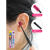 耳勺硅胶不伤耳螺旋日本格林贝尔掏耳朵神器挖耳勺扣耳屎软头硅胶 1个装蓝色