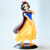 迪士尼白雪公主与七个小矮人公仔模型摆件人偶玩具蛋糕情景烘焙装饰生日 白雪黑底14cm