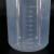 赫思迪格 塑料刻度烧杯 无手柄具嘴测量杯塑料量杯 250ml HHW-234