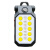 莞安 LED维修灯手持照明手电筒汽车维修工作灯检修磁铁强光充电折叠灯 W598B贴片小号