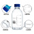 蓝盖试剂瓶10025050010002000ml螺纹口丝口瓶化学广口试剂瓶 蜀牛牌蓝盖透明100ml