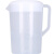 000000ml量杯量桶级塑料透明带刻度厨房烘焙奶茶加厚 2500毫升白盖