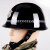 冰禹 BYaf-07 勤务盔 保安盔保安防暴头盔 钢盔巡逻防护头盔 校园保安安全帽 安保头盔