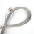 京棣工品 包胶钢丝绳 测量绳 尺百米测量绳 100米 镀锌钢丝测量绳 