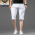 AEXP阿玛EA7XP尼旗下夏季薄款牛仔短裤男百搭弹力休闲五分裤 白色K177 [七分裤] 28 腰围[2尺1]