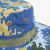 海斯迪克夏季户外棒球帽 迷彩帽 奔尼帽圆边遮阳帽子防晒工作帽 海洋迷彩 