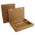 海斯迪克 HKW-261 牛皮纸档案盒 资料盒31*22cm 进口款5cm 50个