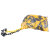 冰禹 BYaf-06 警示防护塑料链条  黑黄25米带2个挂钩