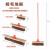 安达通 长柄棕丝地刷 鬃毛板刷混泥土车刷长柄棕刷刷子 棕毛刷29cm
